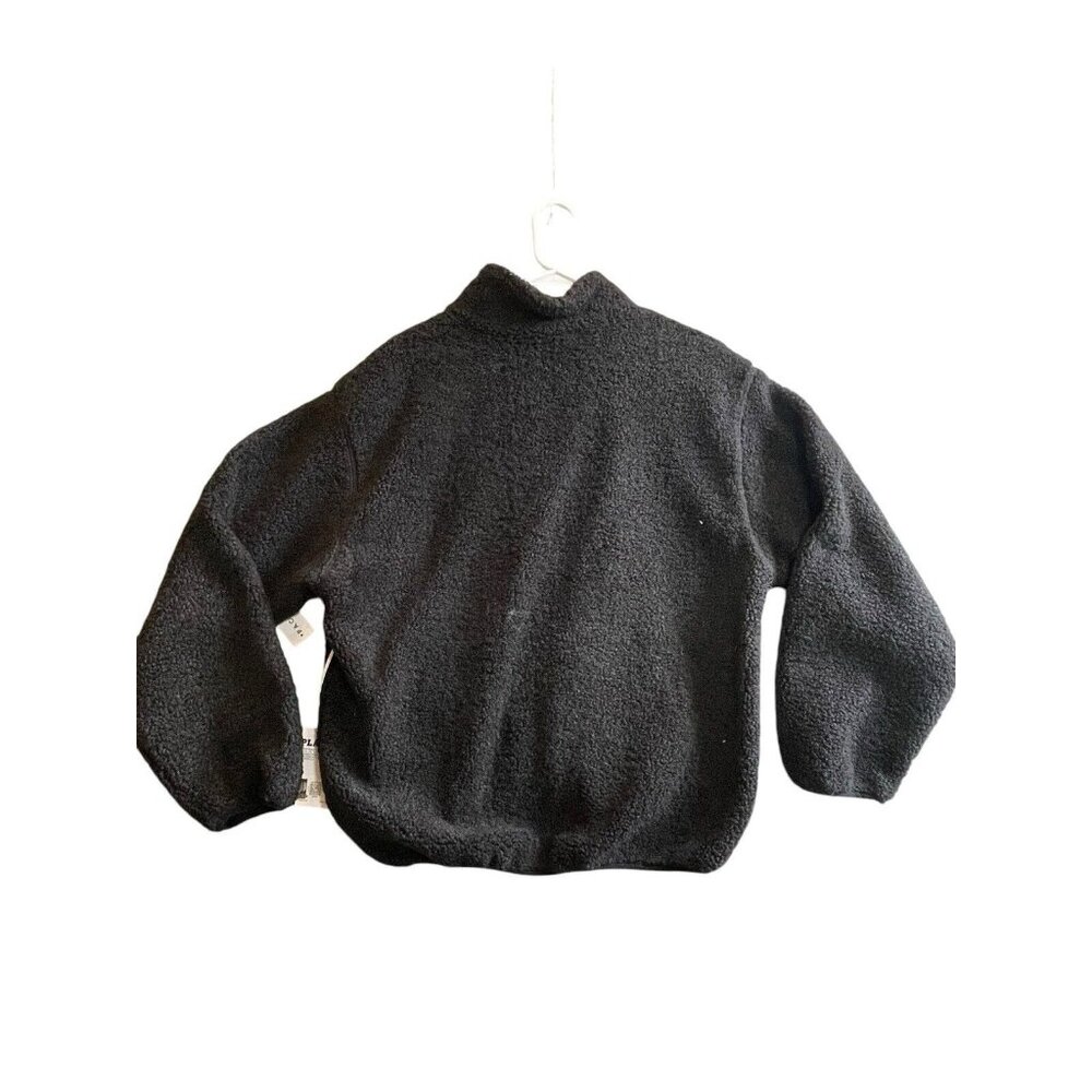Pacsun Playboy Men’s Black Sherpa Fleece Full Zip Jacket Size XL - Picture 2 of 10